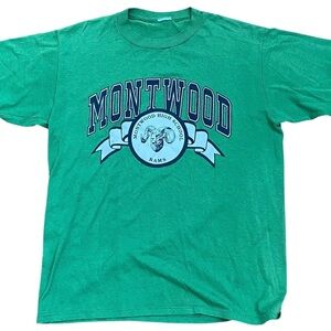 Vintage 1980s Montwood High School Tshirt